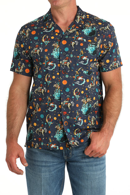 Men's Short Sleeve Button Up