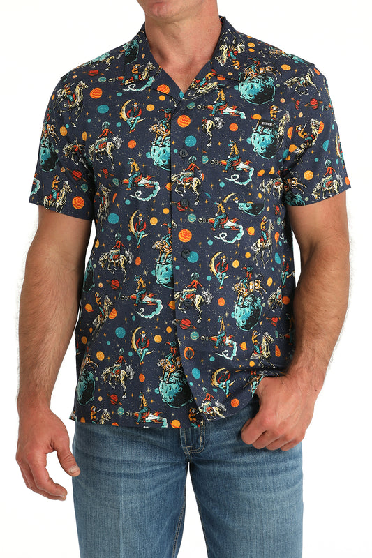 Men's Short Sleeve Button Up
