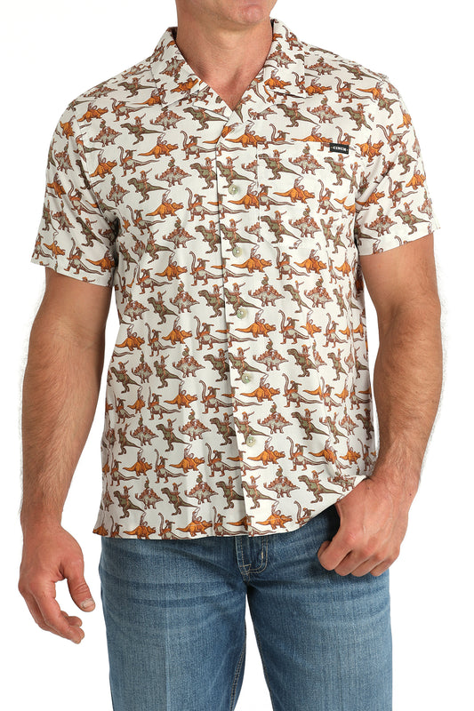 Men's Short Sleeve Button Up