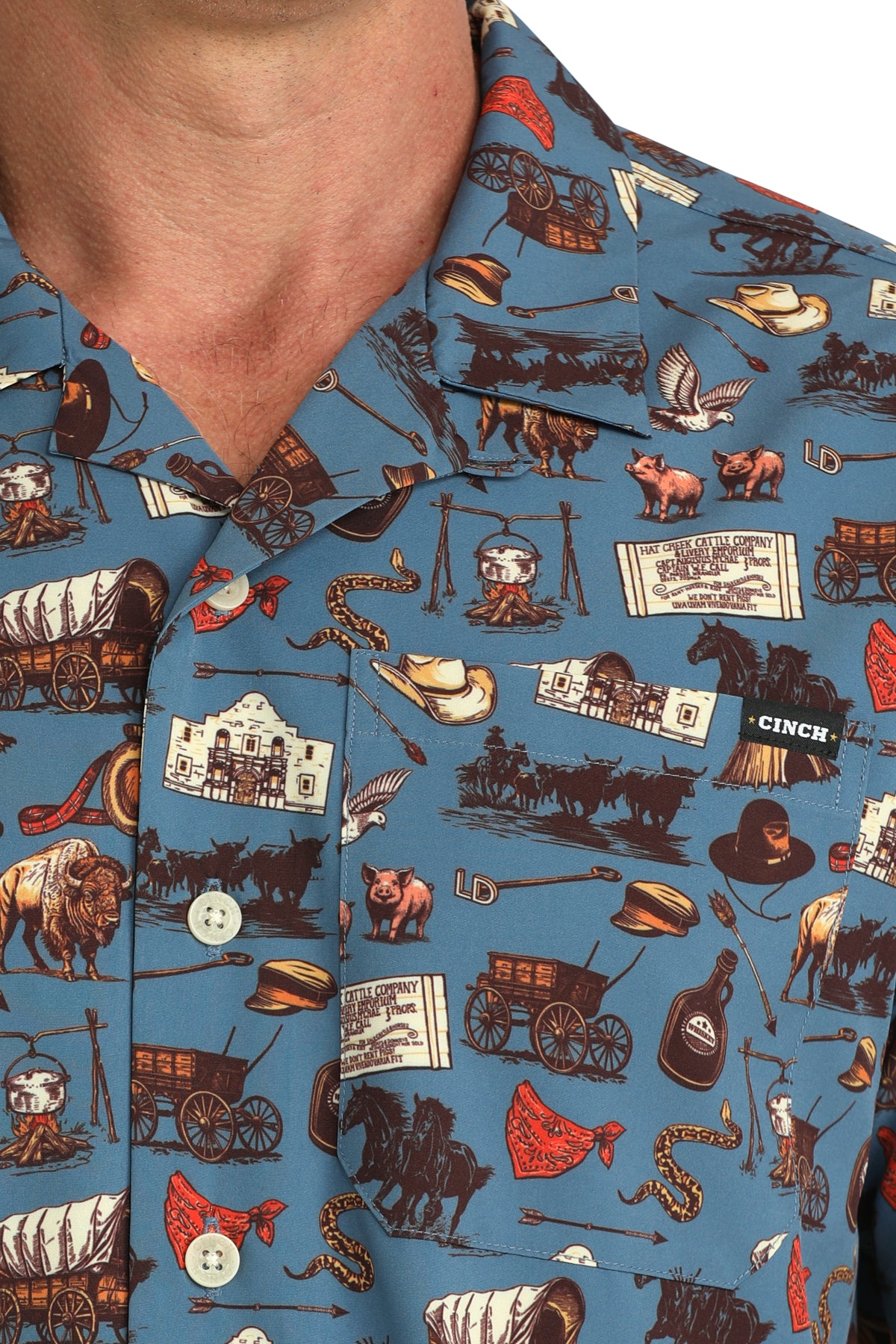 Mens Shortsleeve Western