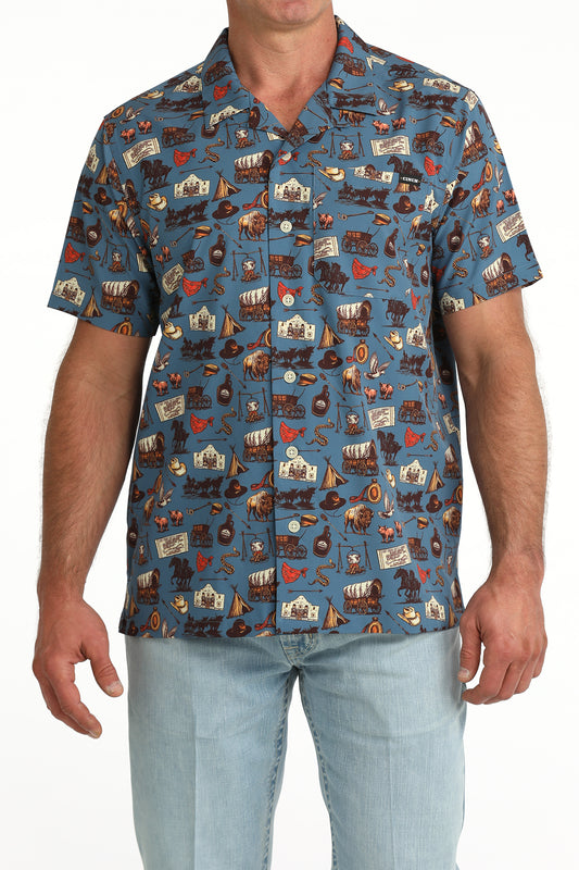 Mens Shortsleeve Western