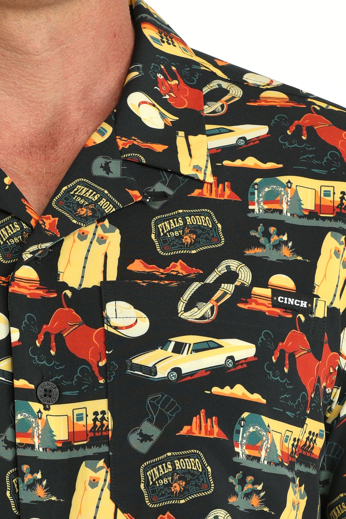 Mens Shortsleeve Western