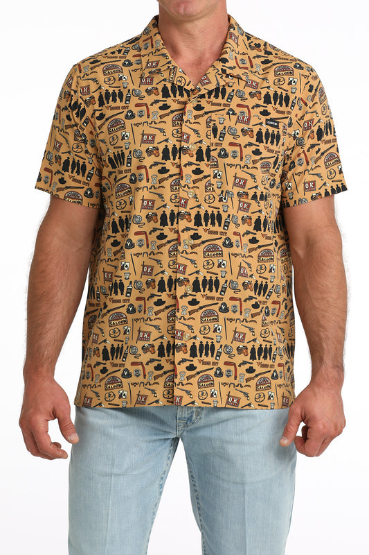 Mens Shortsleeve Western