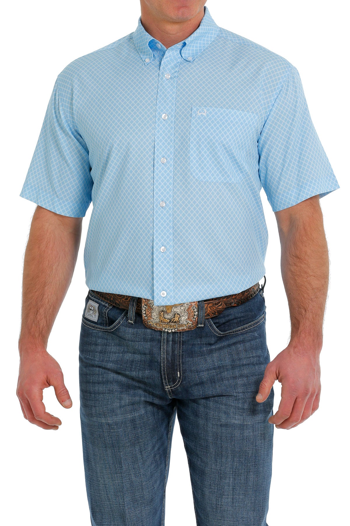 Men's Short Sleeve Western