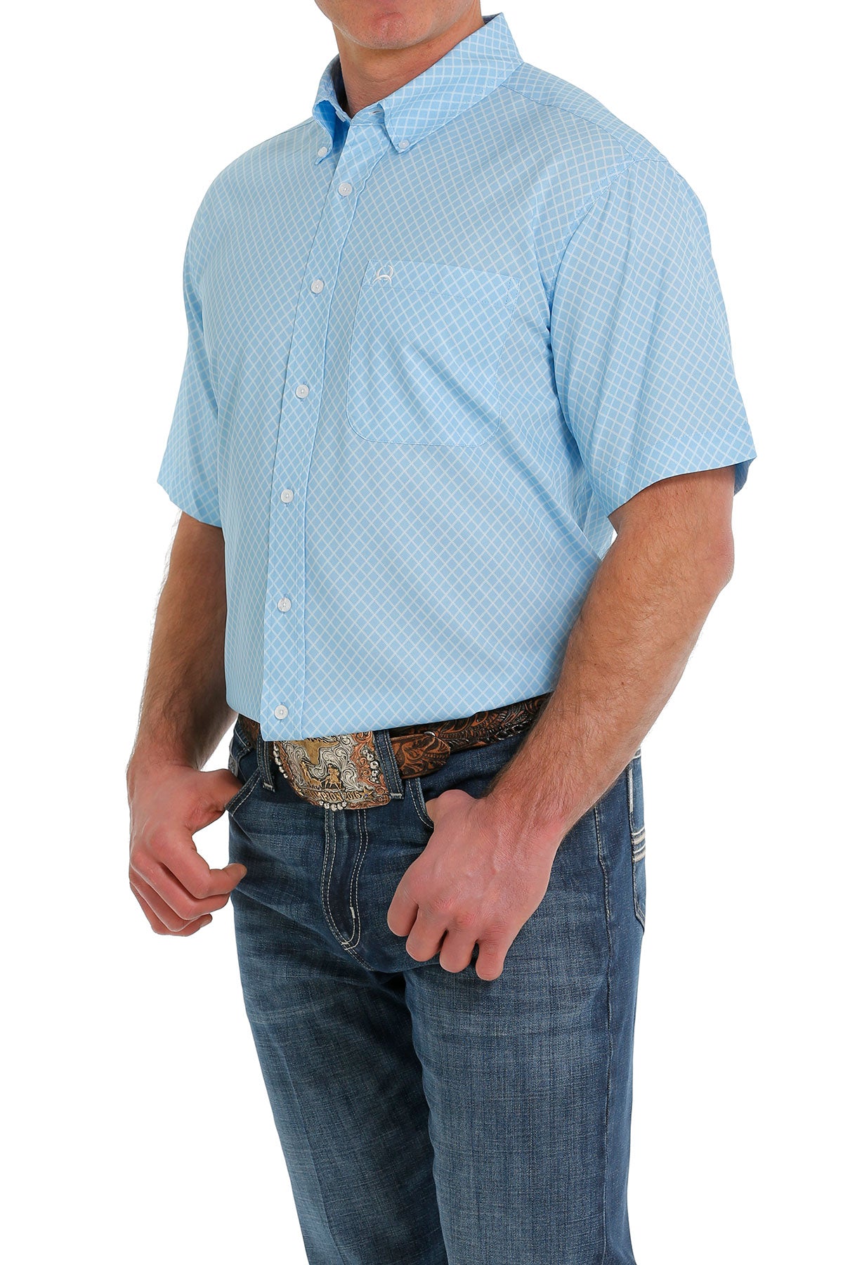 Men's Short Sleeve Western