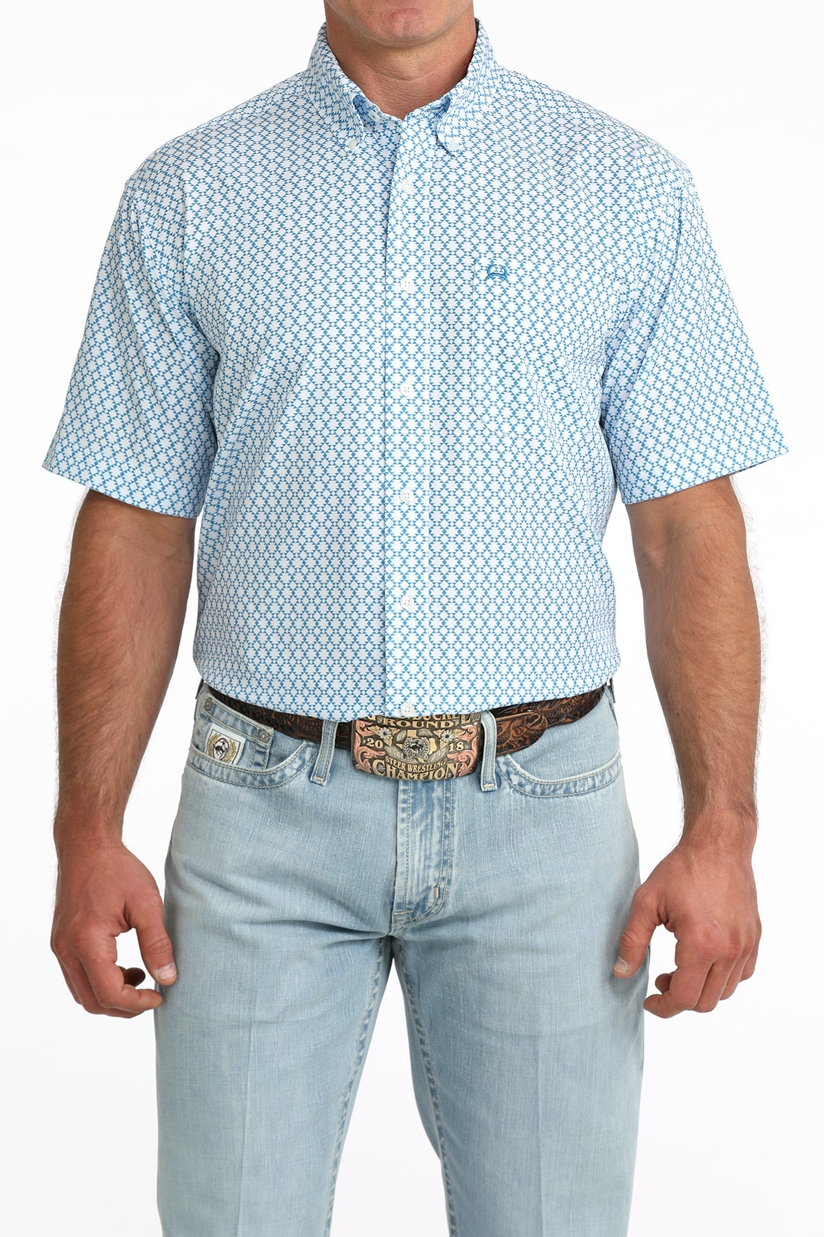 Mens Shortsleeve Western