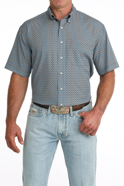 Mens Srenaflex Shortsleeve Western Shirt