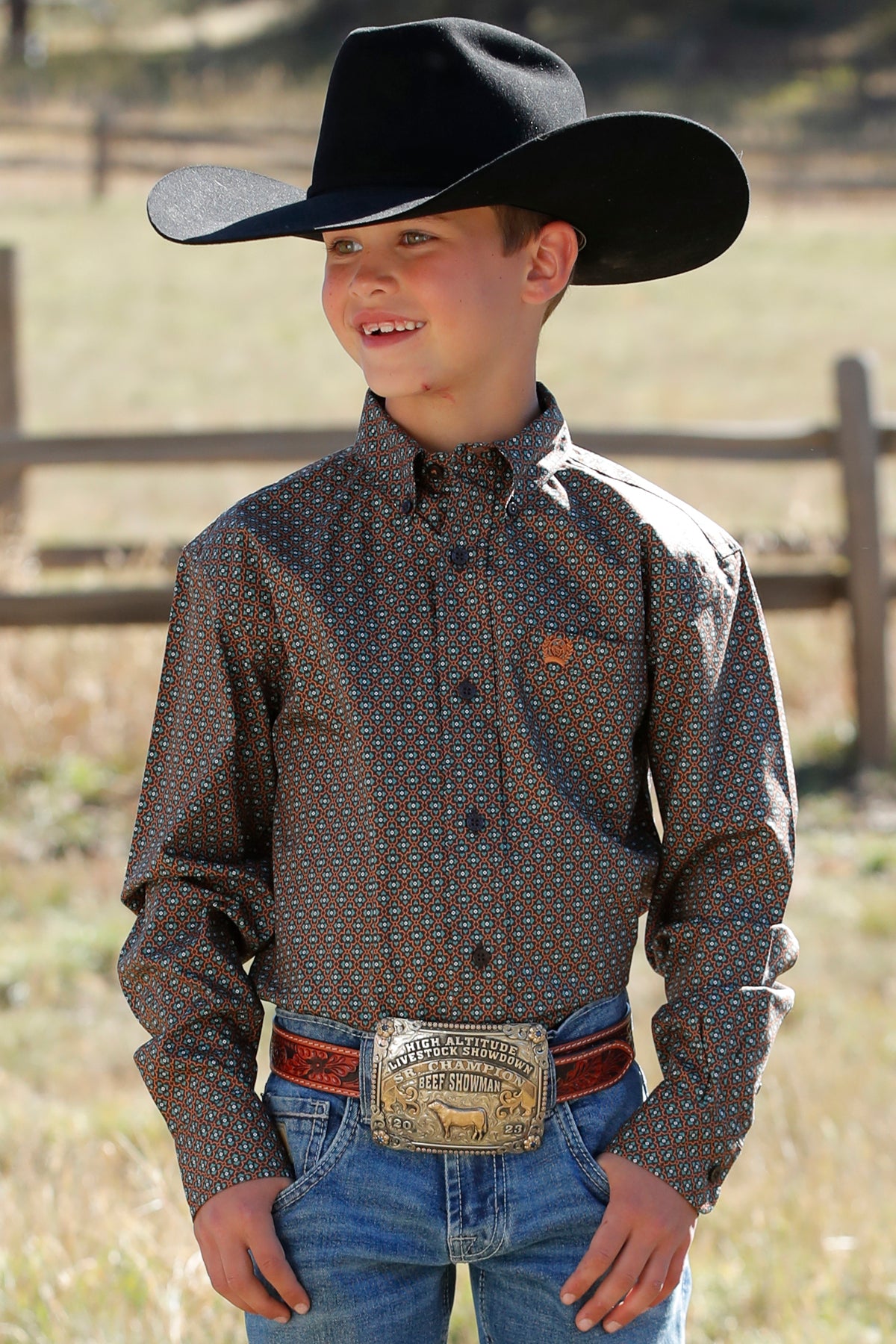 Boys Western Shirt