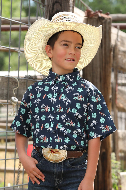 Boys AreneFlex Short Sleeve Western
