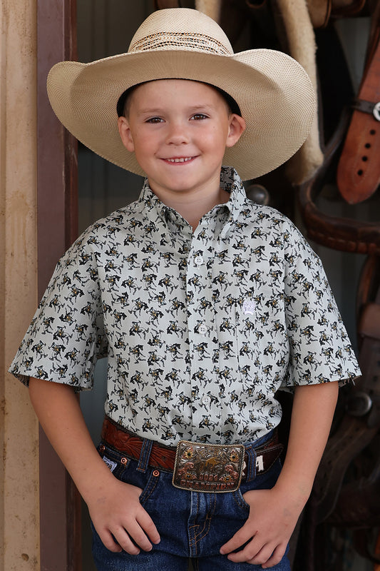 Boys Shortsleeve Western