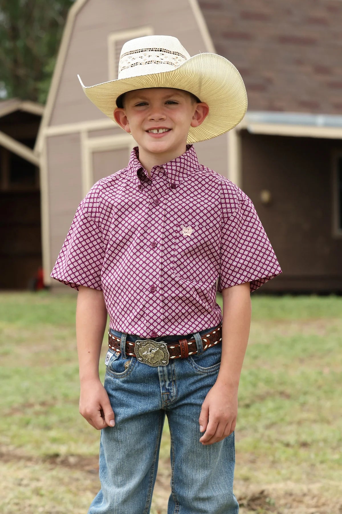 Boys Shortsleeve Western