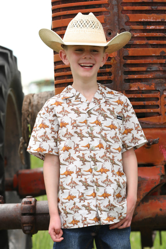 Boys Short Sleeve Westerm