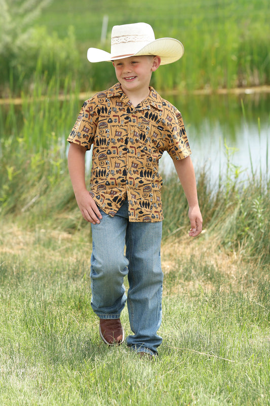 Boys Western Shirt