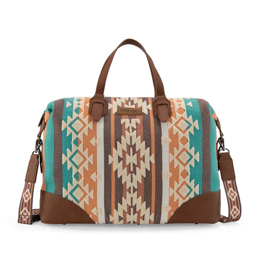 Sherpa Aztec Canvas Duffle Bag