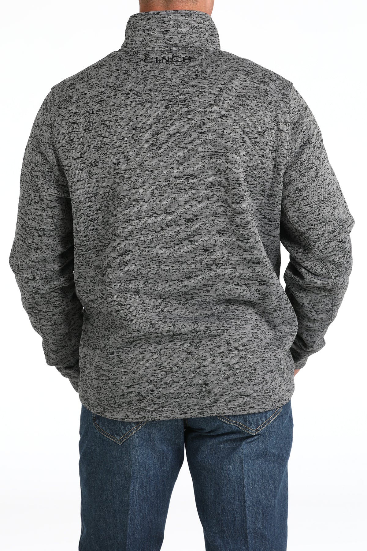 Men's 1/4 Zip Pullover - Grey