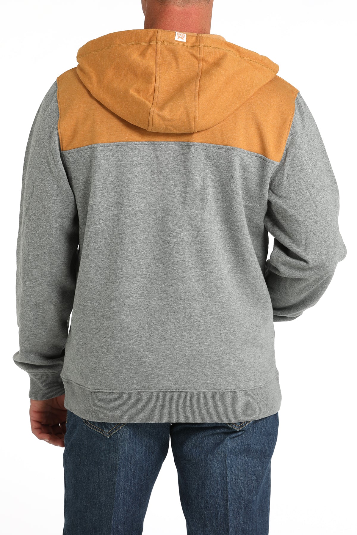 Men's Hoodie - Grey/Khaki