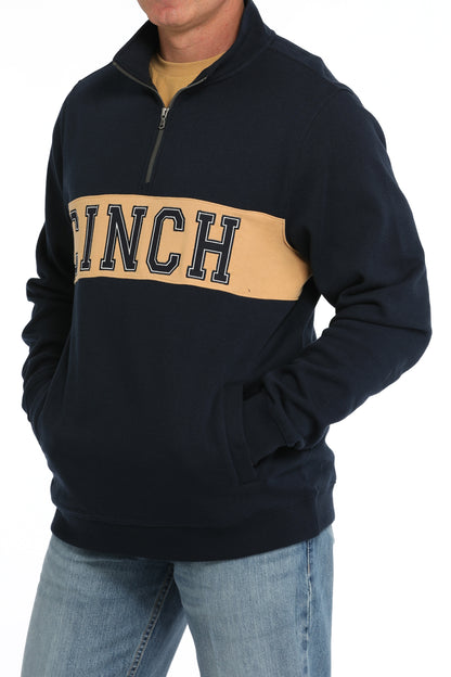 Men's 1/4 Zip Pullover - Navy