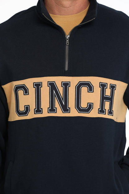 Men's 1/4 Zip Pullover - Navy