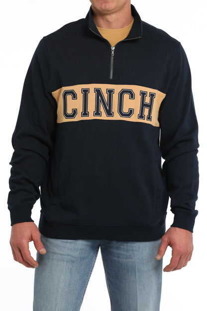 Men's 1/4 Zip Pullover - Navy