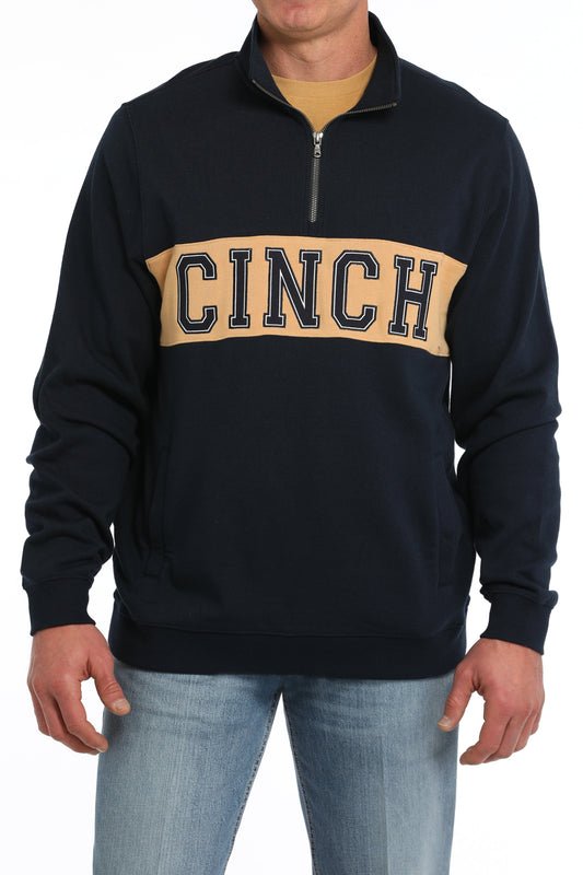 Men's 1/4 Zip Pullover - Navy