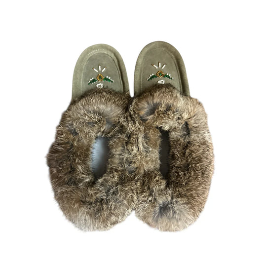 Ladies Sage Moccasins