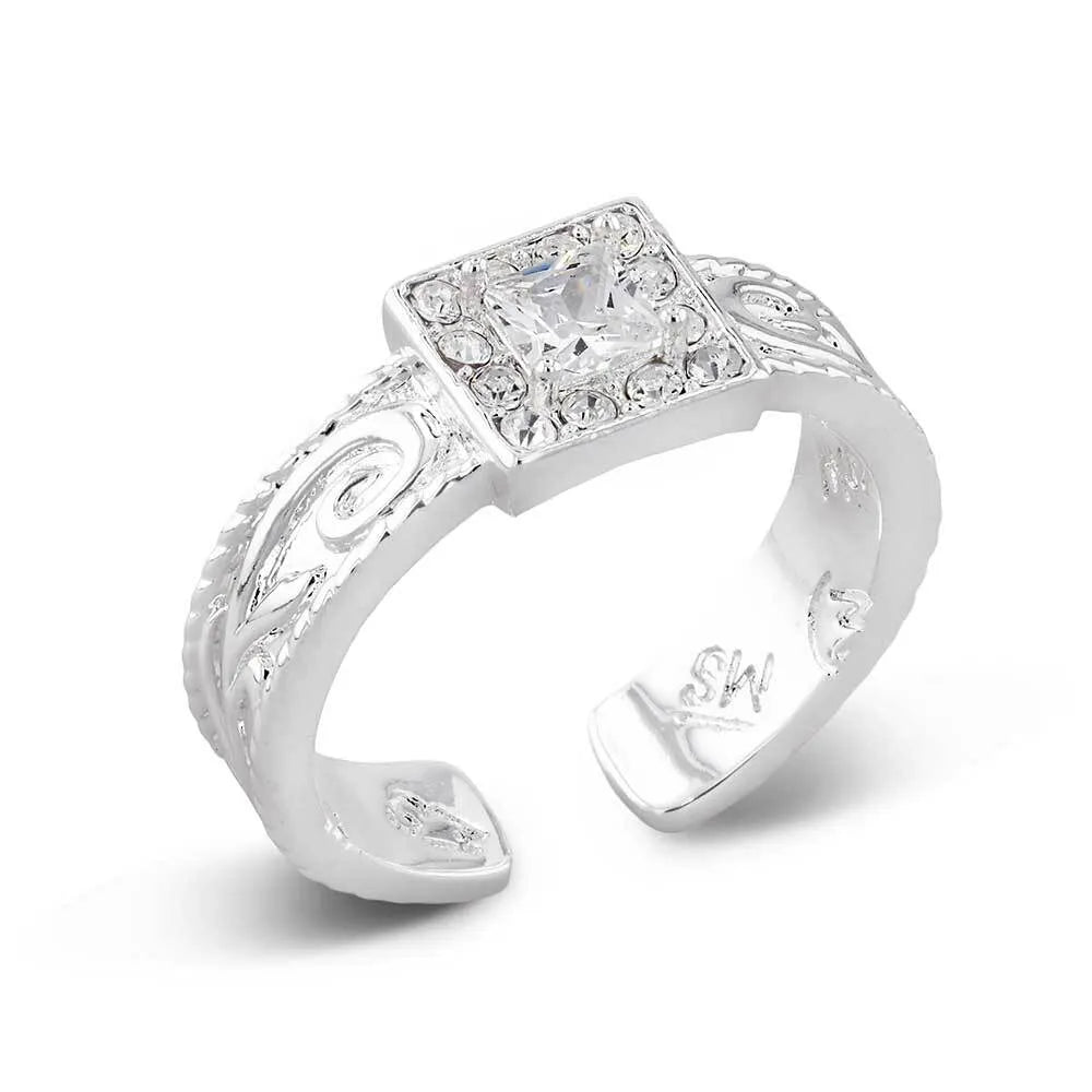 Desert Whirl Engraved Ring