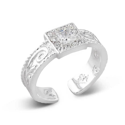 Desert Whirl Engraved Ring