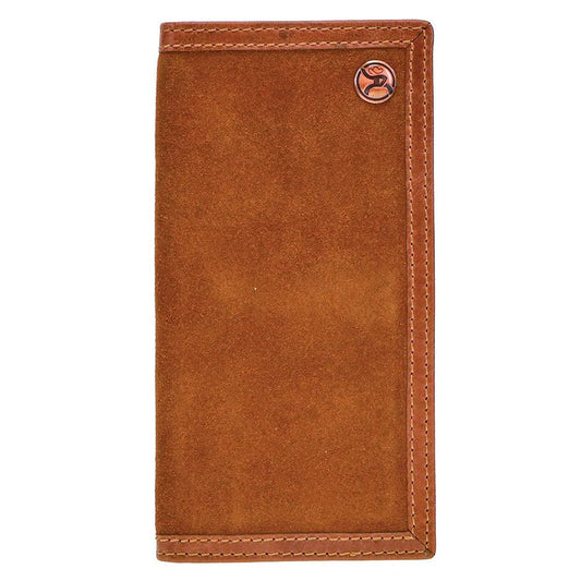 Roughout Brown Leather Rodeo Wallet