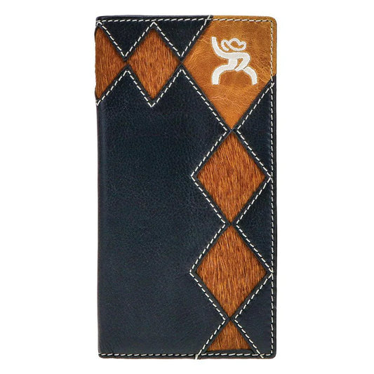 "Roughy Crazy Horse" Rodeo Wallet Black/Brown