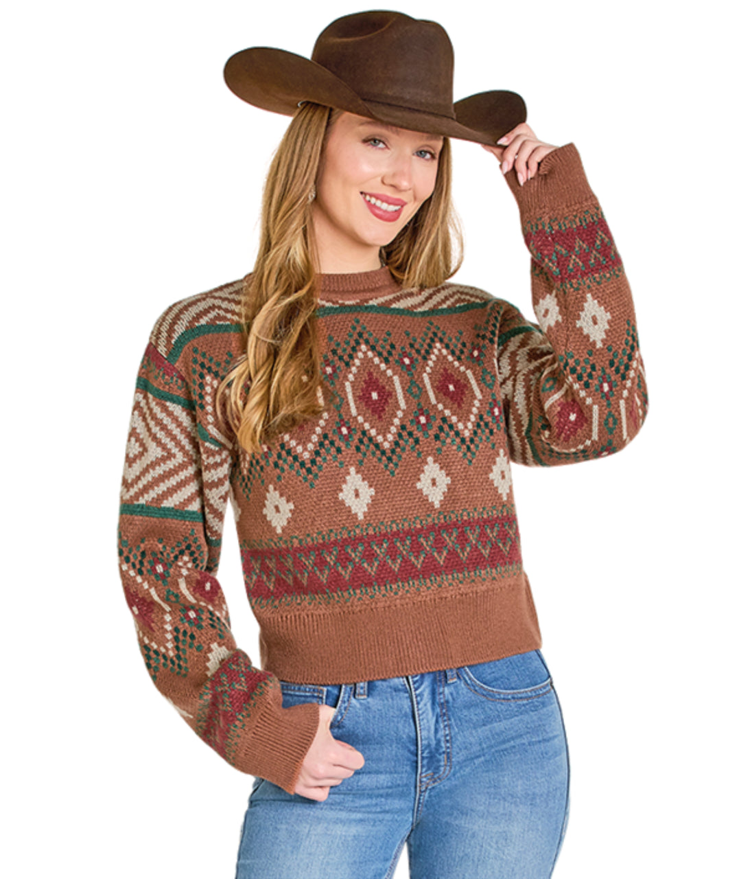 Ladies Aztec Sweater