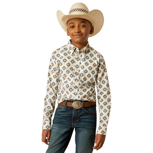 Boys Classic Fit Western Shirt