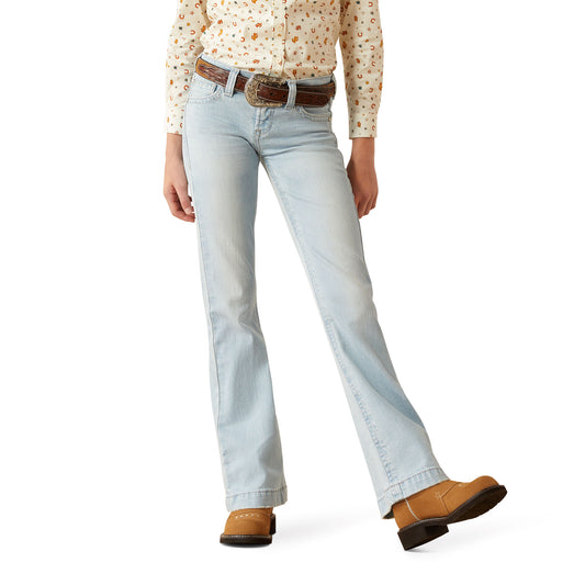 Girls Mid Rise Trouser