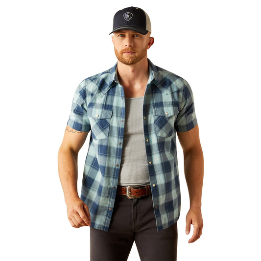 Men's Retro Fit Short Sleeve Western