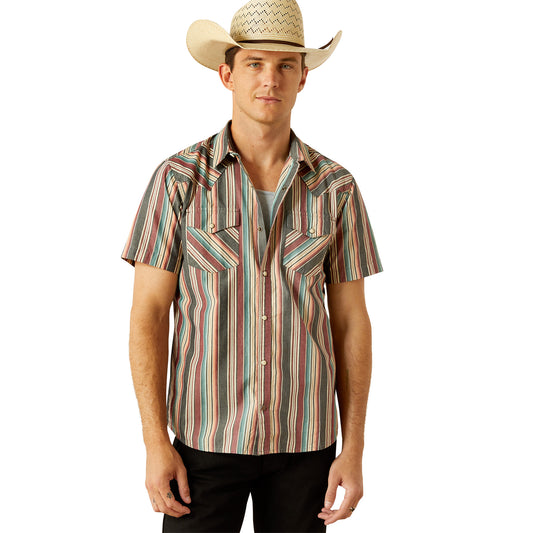 Men's Retro Fit Short Sleeve Western