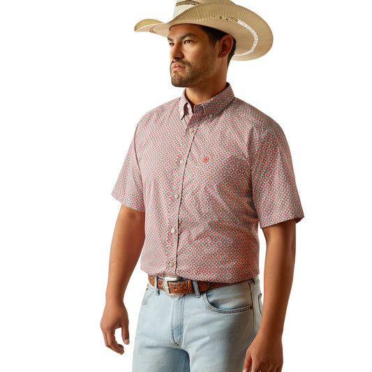 Men's Classic Fit  Short Sleeve Western