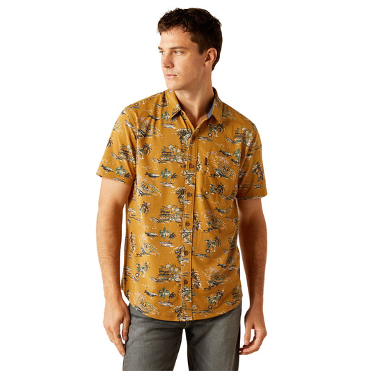 Men's Fitted Button Down Shirt
