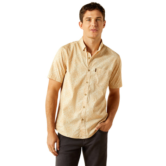 Men's Modern Fit Short Sleeve Western