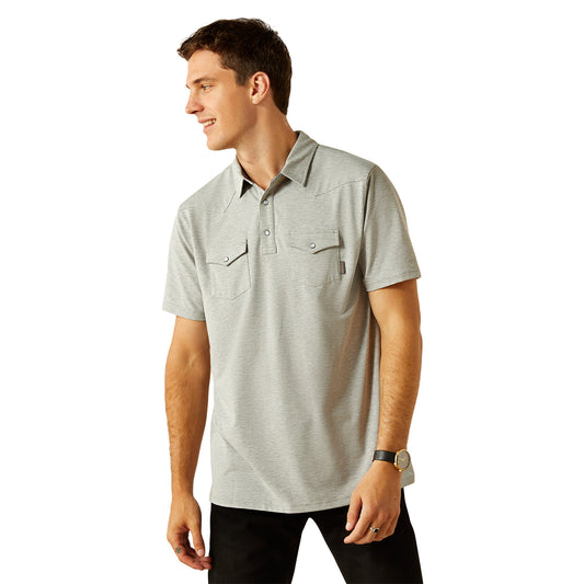 Men's Western Snap Polo