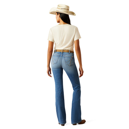 Ladies High Rise Boot Cut Jeans