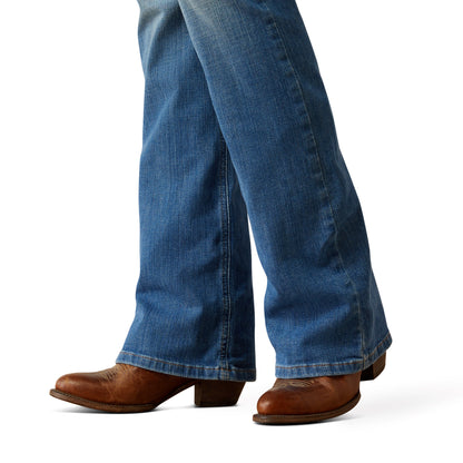 Ladies High Rise Boot Cut Jeans