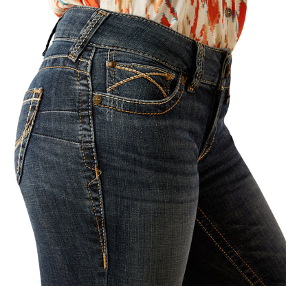 Ladies Mid Rise Boot Cut Jean