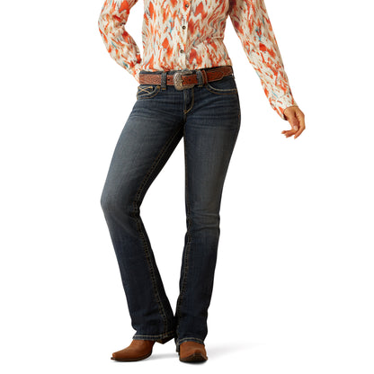 Ladies Mid Rise Boot Cut Jean