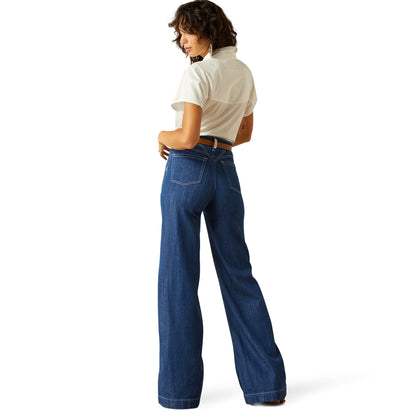 Ladies Ultra High Rise Wide Leg