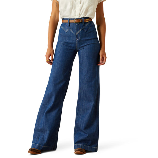 Ladies Ultra High Rise Wide Leg