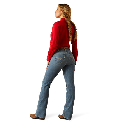 Ladies High Rise Boot Cut Jean