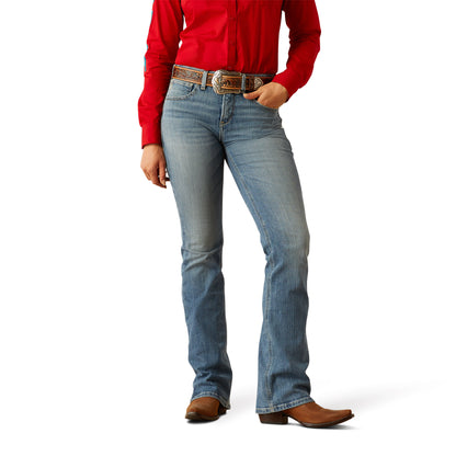 Ladies High Rise Boot Cut Jean