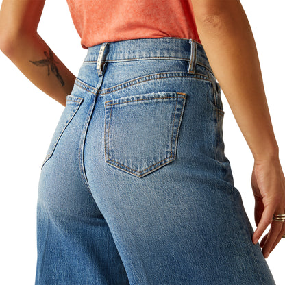 Ladies Ultra High Rise Wide Leg Jean