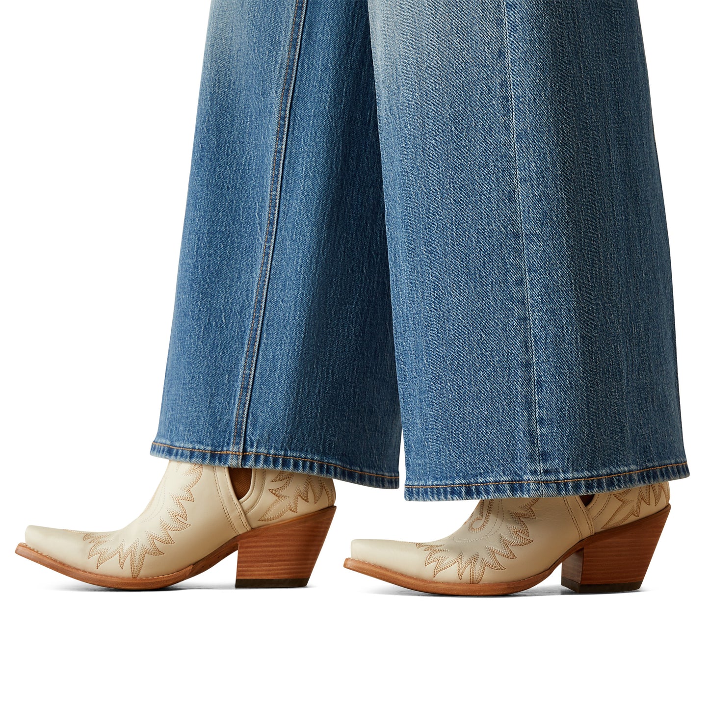 Ladies Ultra High Rise Wide Leg Jean