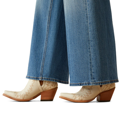 Ladies Ultra High Rise Wide Leg Jean