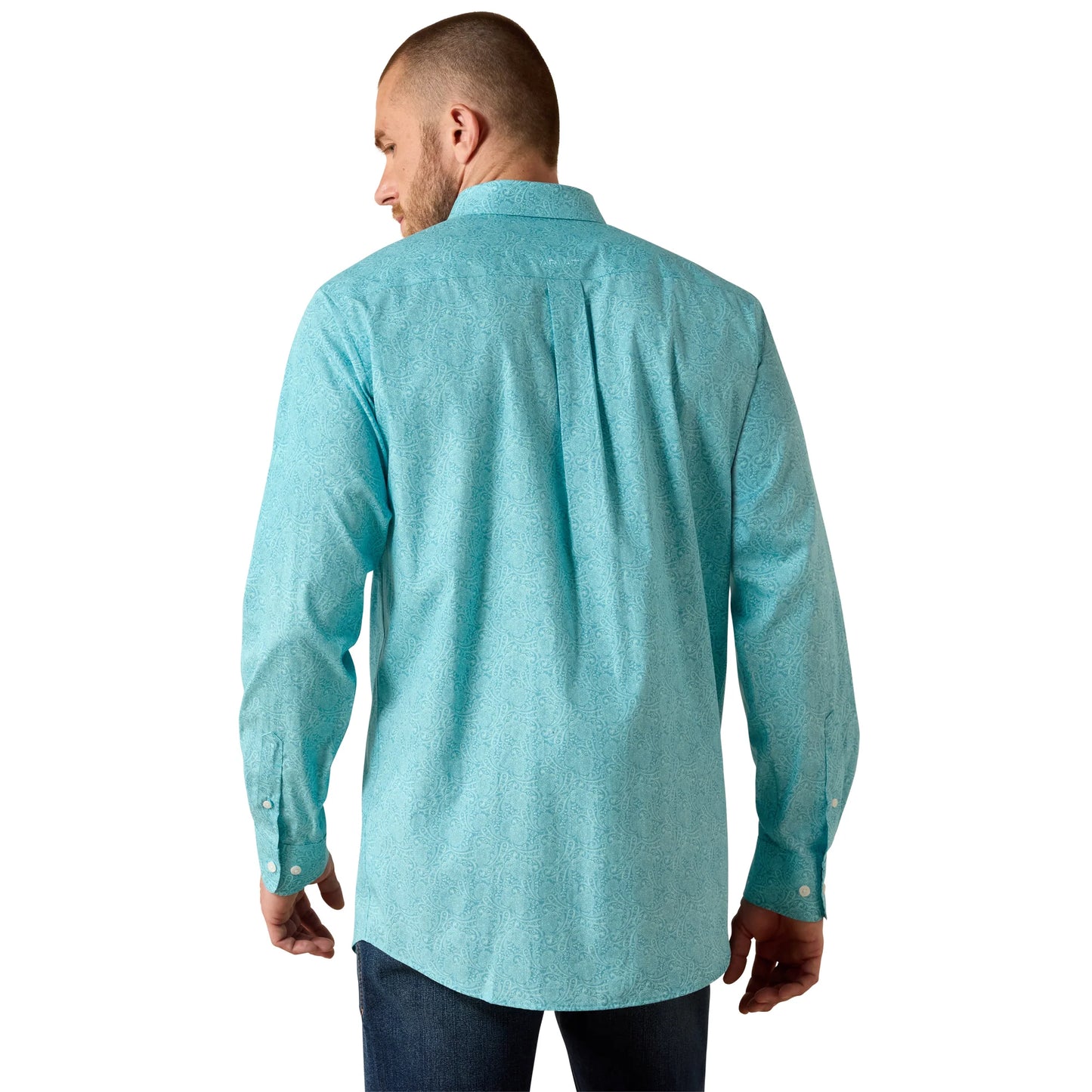 Men's Wrinkle Free Cormac Paisley Print Fitted Shirt